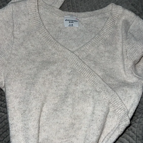 Abercrombie kids 7/8 girls bundle 2 dresses •long sleeve•plaid top - Picture 5 of 10